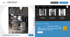 Desktop Screenshot of delightfabricators.com