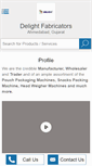 Mobile Screenshot of delightfabricators.com